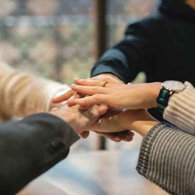 Community Hands In Community Hands In